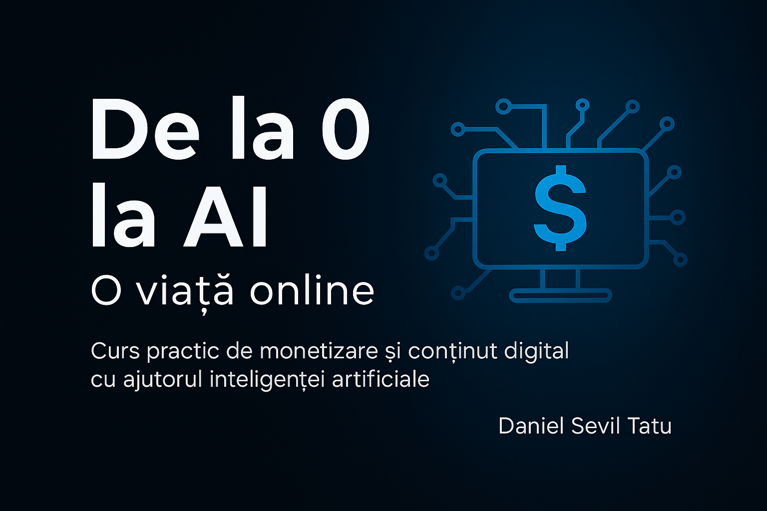 Coperta curs De la 0 la AI